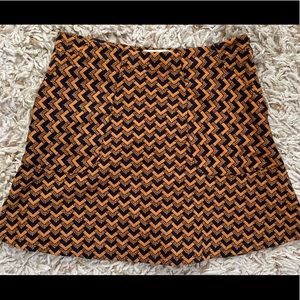 Abercrombie & Fitch Chevron Patterned Skirt